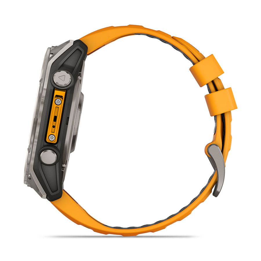 ガーミン｜fēnix 8 Sapphire AMOLED 51mm Ti / Orange - 010-02905-50